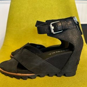 Sorel Women's Joanie II Sandals, Black size 9